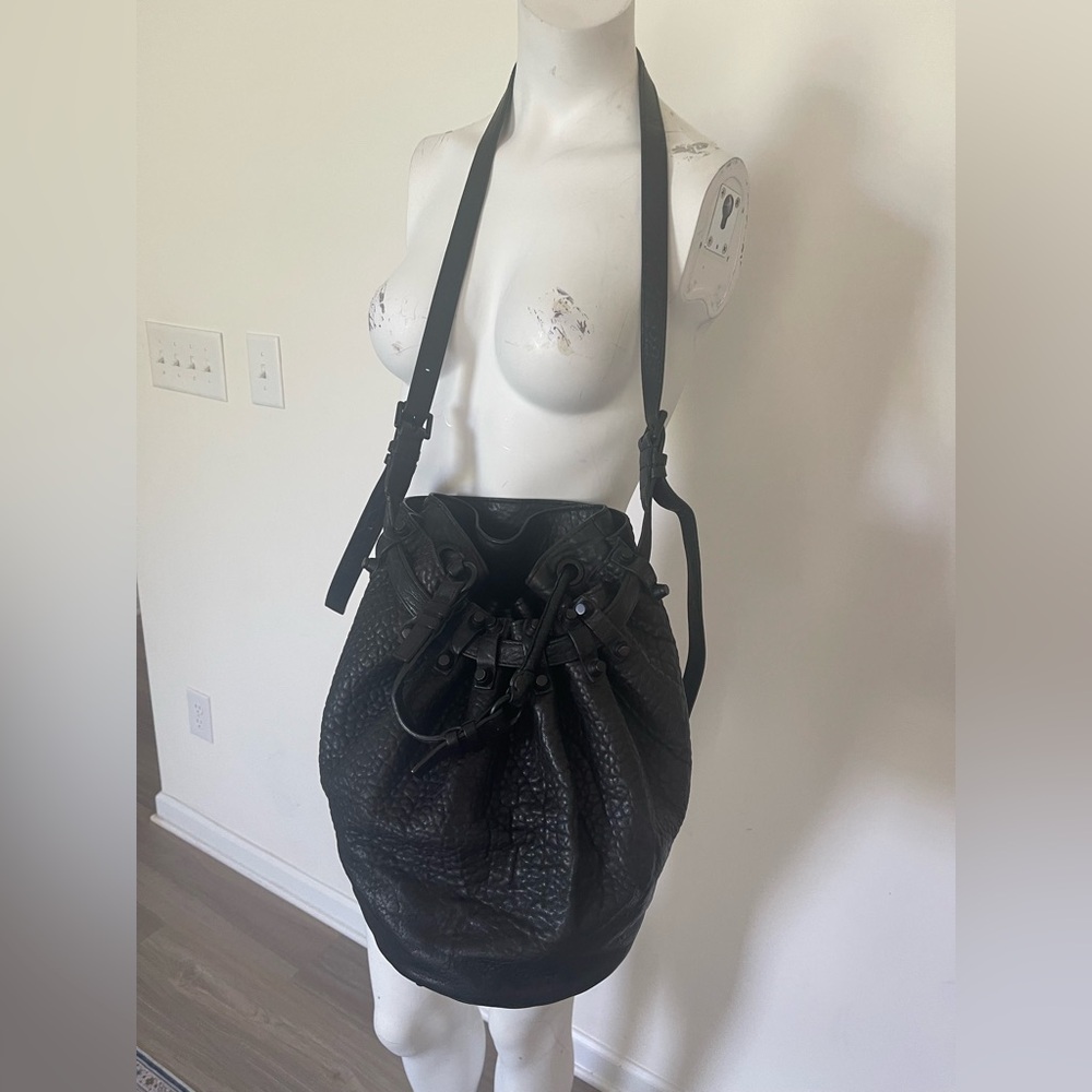 Alexander Wang Diego Bucket Bag black color
